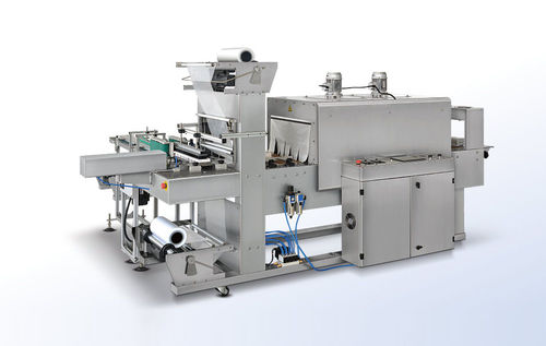 Vollautomatische Schrumpffolienverpackungsmaschine - SK-060EBS - Shanghai Fhope machinery co.,ltd - mit Schrumpftunnel
