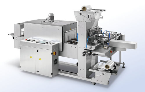 Automatische Schrumpffolienverpackungsmaschine - SK-060ABS - Shanghai Fhope machinery co.,ltd - mit Schrumpftunnel