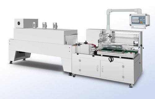 Automatische Schrumpffolienverpackungsmaschine - MO-350 - Shanghai Fhope machinery co.,ltd - mit Schrumpftunnel / mit Seitenverschweißung / horizontal