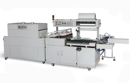 Vollautomatische Schrumpffolienverpackungsmaschine - FP-400LC+SH-450C - Shanghai Fhope machinery co.,ltd - für Karton / Schweißstange / horizontal