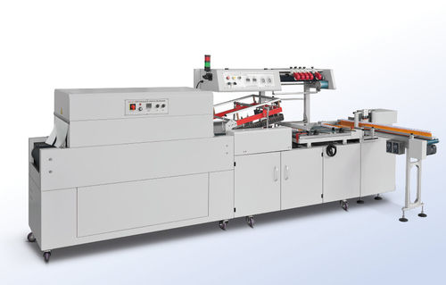 Automatische Schrumpffolienverpackungsmaschine - FP-400LB+SH-450C - Shanghai Fhope machinery co.,ltd - Flaschen / mit Schrumpftunnel / Schweißstange