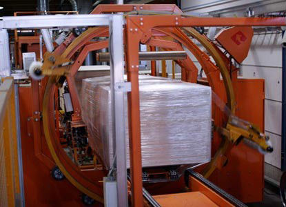 Horizontaler Stretchwickler - Shanghai Fhope machinery co.,ltd - Orbital / automatisch / für Ballen