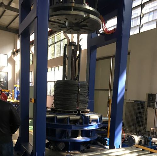 Halbautomatische Umreifungsmaschine - Shanghai Fhope machinery co.,ltd - für Drahtrollen / Verdichtung