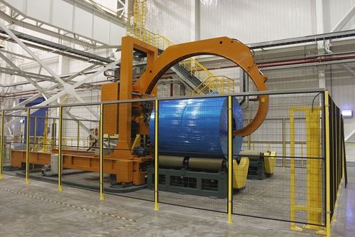 Automatischer Stretchwickler - Shanghai Fhope machinery co.,ltd - für Stahlrollen / für die Stahlindustrie