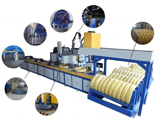 Automatische Roll-und Verpackungsmaschine - . - Shanghai Fhope machinery co.,ltd - für Drahtabroll