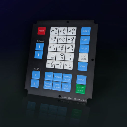 Hinterleuchtete Tastatur-Frontseite - Stil Elektronik