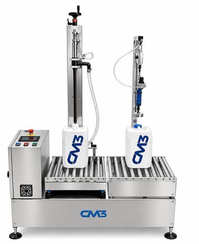 Halbautomatische Füllmaschine - TANK-FILL - CM3 ENGINEERING SRL - für Flüssigkeiten / für die Lebensmittelindustrie / für die chemische Industrie