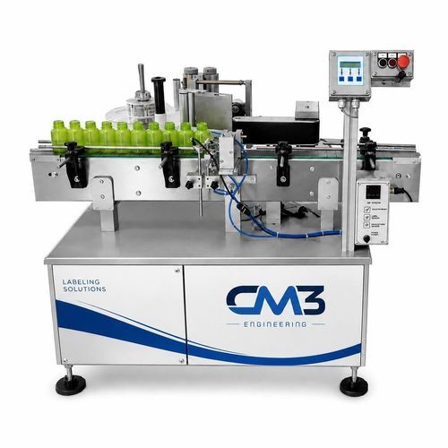 Automatische Etikettiermaschine - CM3 ENGINEERING SRL - für Flaschen / für Gläser / zur Rundumetikettierung