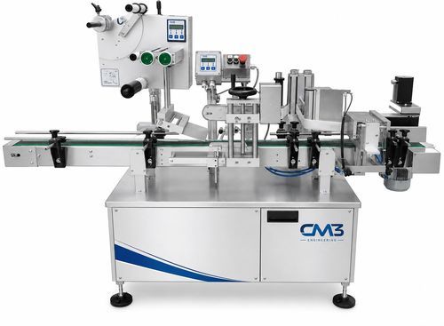 Etikettiermaschine für Flaschen - CM3 ENGINEERING SRL - für Gläser / zur Oberseitenetikettierung / für die Lebensmittelindustrie