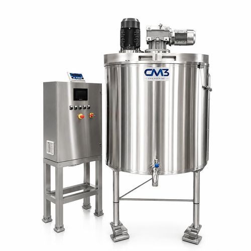 Mobiler Mischer - CM3 ENGINEERING SRL - Batch / für Flüssigkeiten / für die Lebensmittelindustrie