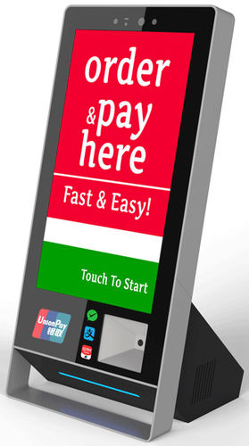 Selbstbedienungsterminal - Droid1330K - Shenzhen QR Technology Development Corporation Ltd - kapazitive Projektionstechnologie / Kiosk / Tischmodell