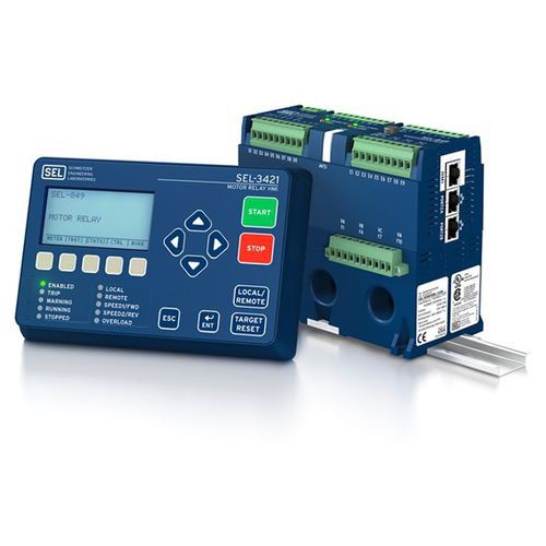 Spannungskontrollrelais - SEL-849 - Schweitzer Engineering Laboratories - Strom / Temperatur / für Elektromotor