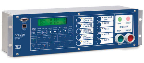 Überstromschutzrelais - SEL-351S - Schweitzer Engineering Laboratories - einphasig / dreiphasig / programmierbar
