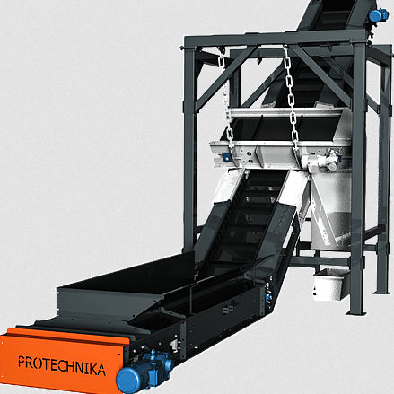 Abscheider für Abfallprodukte - Protechnika - für Schüttgut / Magnet / für Mülltrennung
