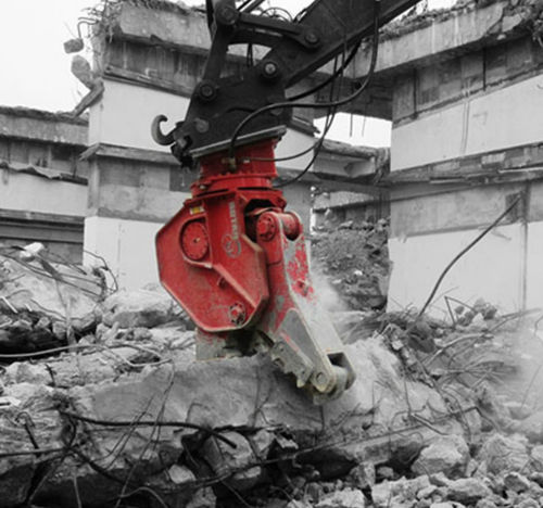 Beton-Pulverisierer - RDP series  - Rotar - hydraulisch / vertikal / horizontal