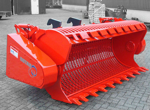 Siebschaufel - HPL/HEX series  - Rotar - für Lademaschinen / für Hydraulikbagger
