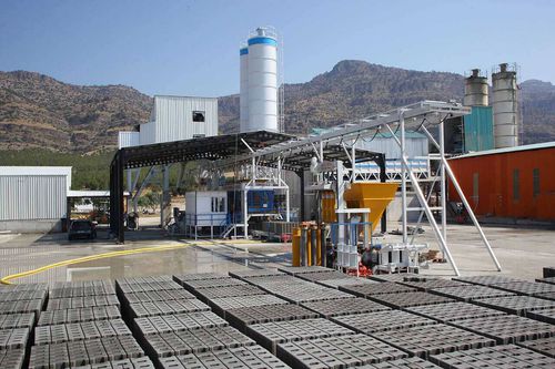 Festinstallierte Betonmischanlage - Pi 100 BSP - Pi Makina Construction Machines - kompakt