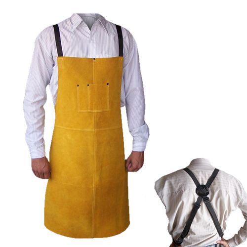 Arbeitsschürze - ST- 1112 - St Enterprise - hitzebeständig / mechanischer Schutz / Leder