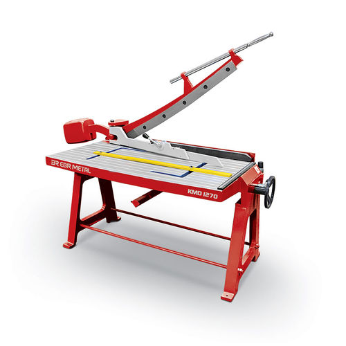 Guillotine-Schneidemaschine - KM series - EBR METAL MACHINE&FOREIGN TRADE CO LTD - für Edelstahl / für dicke Bleche