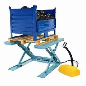 Scherenhubtisch - VINCA EQUIPOS INDUSTRIALES - elektrohydraulisch / festinstalliert / extraflach