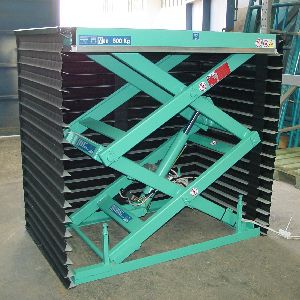 Doppelscheren-Hubtisch - VINCA EQUIPOS INDUSTRIALES - elektrohydraulisch / festinstalliert / kippbar