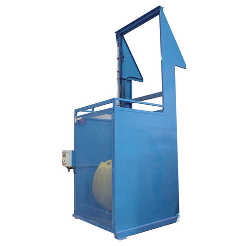 Hydraulische Hebe-und Wendevorrichtung - SKIPS series - VINCA EQUIPOS INDUSTRIALES - Korb / für Container
