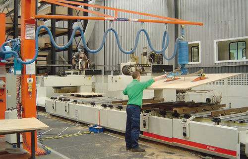 Manipulator mit Vakuum - TROMPEX - VINCA EQUIPOS INDUSTRIALES - elektrisch / für Holz / für Tür