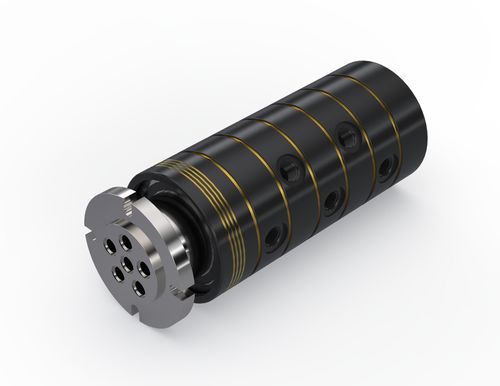 Drehdurchführung für Wasser - M1-C5 Series - ROTOTECH MAKİNA SAN. VE DIŞ TİC. LTD. ŞTİ. - für Öl / 5-Wege / Industrie