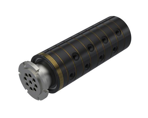 Drehdurchführung für Wasser - M1-C8 - ROTOTECH MAKİNA SAN. VE DIŞ TİC. LTD. ŞTİ. - für Öl / für Luft / 8-Wege