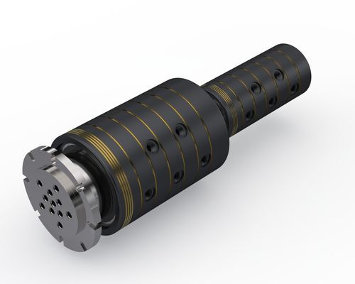 Drehdurchführung für Wasser - M1-C10 - ROTOTECH MAKİNA SAN. VE DIŞ TİC. LTD. ŞTİ. - für Öl / für Luft / 10 Wege