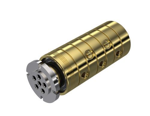 Drehdurchführung für Chemikalien - M1-SR5 - ROTOTECH MAKİNA SAN. VE DIŞ TİC. LTD. ŞTİ. - 5-Wege / für mobile Anwendung / Industrie