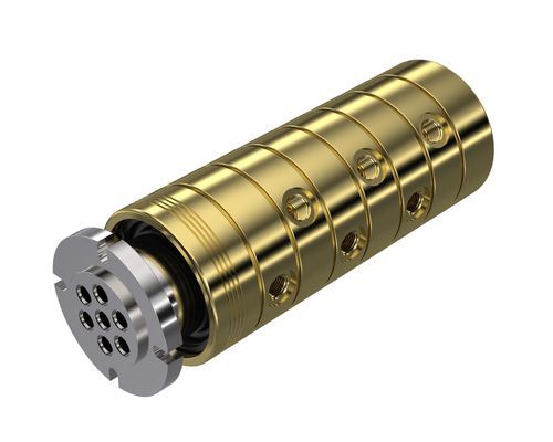 Drehdurchführung für Chemikalien - M1-SR6 - ROTOTECH MAKİNA SAN. VE DIŞ TİC. LTD. ŞTİ. - 6-Wege / Industrie / hydraulisch