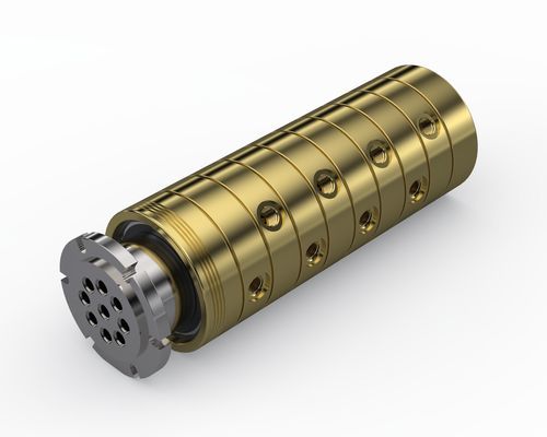 Drehdurchführung für Chemikalien - M1-SR8 - ROTOTECH MAKİNA SAN. VE DIŞ TİC. LTD. ŞTİ. - 8-Wege / für Hochtemperaturanwendungen / für mobile Anwendung