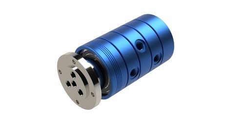 Drehdurchführung für Wasser - M2-A3 - ROTOTECH MAKİNA SAN. VE DIŞ TİC. LTD. ŞTİ. - für Öl / Vakuum / für Chemikalien