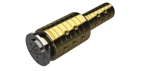 Drehdurchführung für Chemikalien - M2-SR10 series - ROTOTECH MAKİNA SAN. VE DIŞ TİC. LTD. ŞTİ. - 10 Wege / für Stranggussanlagen / Industrie
