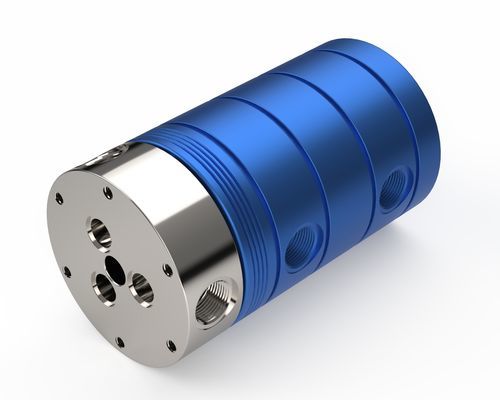Drehdurchführung für Luft - M4-3X A series - ROTOTECH MAKİNA SAN. VE DIŞ TİC. LTD. ŞTİ. - 3-Wege / hydraulisch / pneumatisch