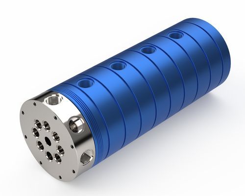Drehdurchführung für Öl - M4-8X A Series - ROTOTECH MAKİNA SAN. VE DIŞ TİC. LTD. ŞTİ. - Vakuum / für Luft / 8-Wege