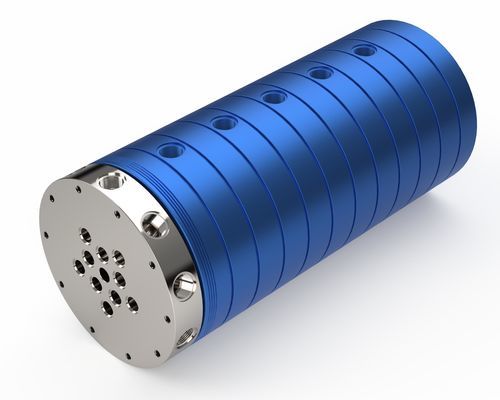 Drehdurchführung für Öl - M4-10X A Series - ROTOTECH MAKİNA SAN. VE DIŞ TİC. LTD. ŞTİ. - Vakuum / für Luft / 10 Wege