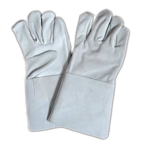 Schweißhandschuh - DELL-6226 - SS DAASTNA EXPORTS LLP - Hitzeschutz / genarbtes Rindleder / Kuhfell