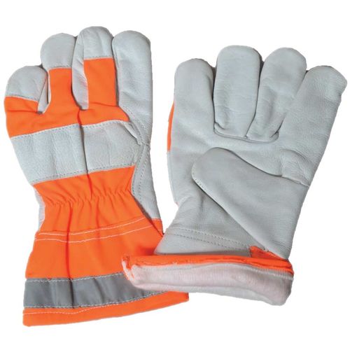 Arbeitshandschuh - DELL-2232 - SS DAASTNA EXPORTS LLP - mechanischer Schutz / Kuhfell / Polyester