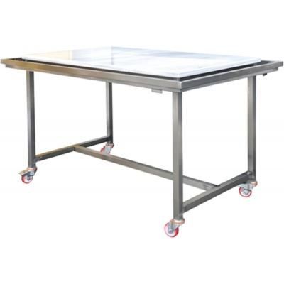 Edelstahl-Werkbank - HCT 01 - MATAŞ MAKİNA - einteilig / mobil