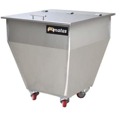 Metallbehälter - EMT 01 - MATAŞ MAKİNA - Transport / mit Deckel / wiederverwendbar