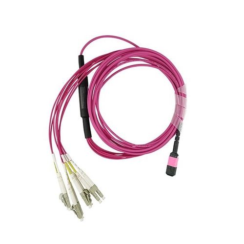 Glasfaserkabel Typ MPO - BlueOptics MPO/4xLC OM4 - CBO GmbH - Multifaser / breakout / Maisonette