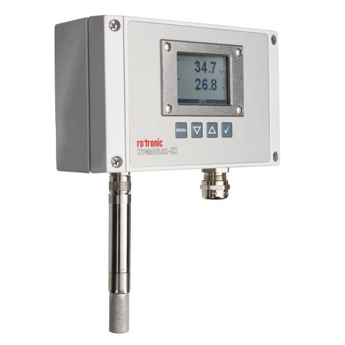 Feuchte- und Temperatursensor / relativ - Rotronic HYGROFLEX5-EX - HF5-EX - Process Sensing Technologies - wandmontiert / analog / ex-geschützt