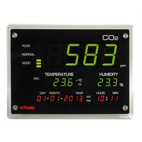 LCD-Display - Rotronic CO2 Display - Process Sensing Technologies - zur Temperaturmessung / Luftfeuchtigkeit / zur CO2-Messung