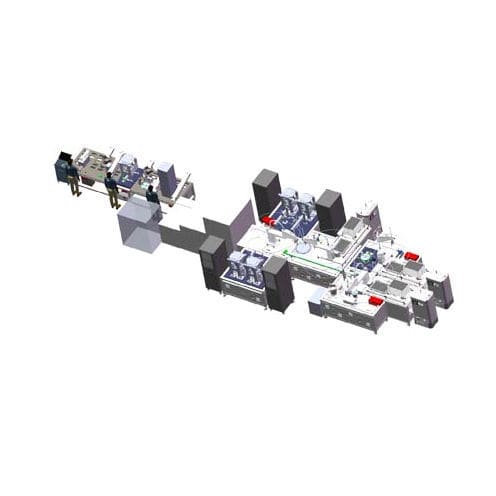 Vollautomatische Montagelinie - RoboTechnik Intelligent Technology Co., Ltd. - modular / Steuerung / Test