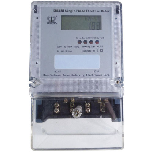 Einphasiger elektrischer Energiezähler - DDS155 - Wuhan Radarking Electronics Corp - Einbau / 50 Hz / smart