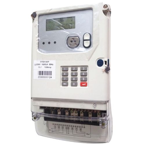 Drehstromzähler - DTSY150-SSK - Wuhan Radarking Electronics Corp - Einbau / mit LCD-Display / vorausbezahlt