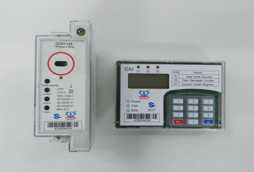 Einphasiger elektrischer Energiezähler - Wuhan Radarking Electronics Corp - für DIN-Schiene / 50 Hz / 60 Hz