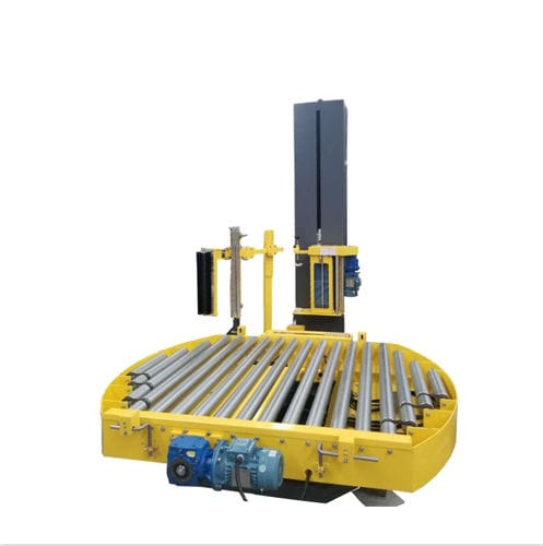 Stretchwickler mit Drehteller - Changchun Rochiev Intelligent Equipment Manufacturing Co., Ltd. - horizontal / automatisch / Paletten